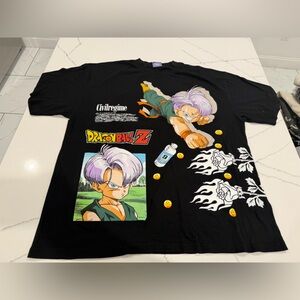Darc Sport Dragon Ball Z Trunks Graphic Tee - Black with Purple Hair